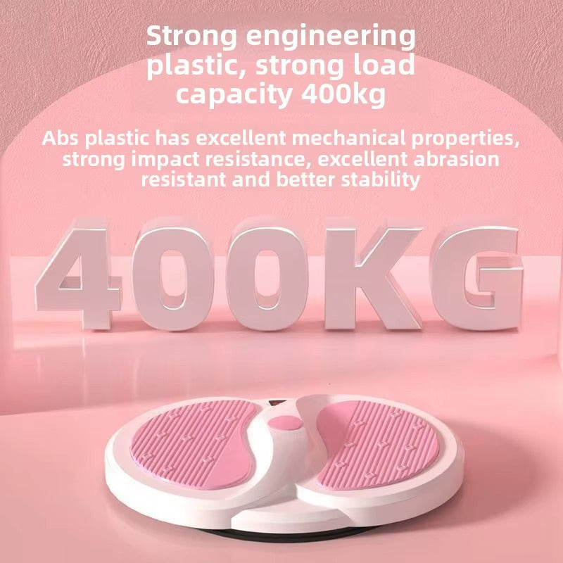 Rotating waist twisting disc fitness equipment for women's home fitness, slimming, stepping, silent with tension rope