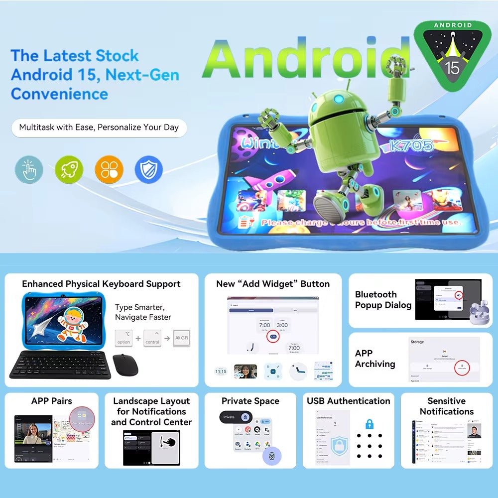 Android 7″ Tablet PC – 3GB RAM | Dual Cameras | WiFi & Bluetooth