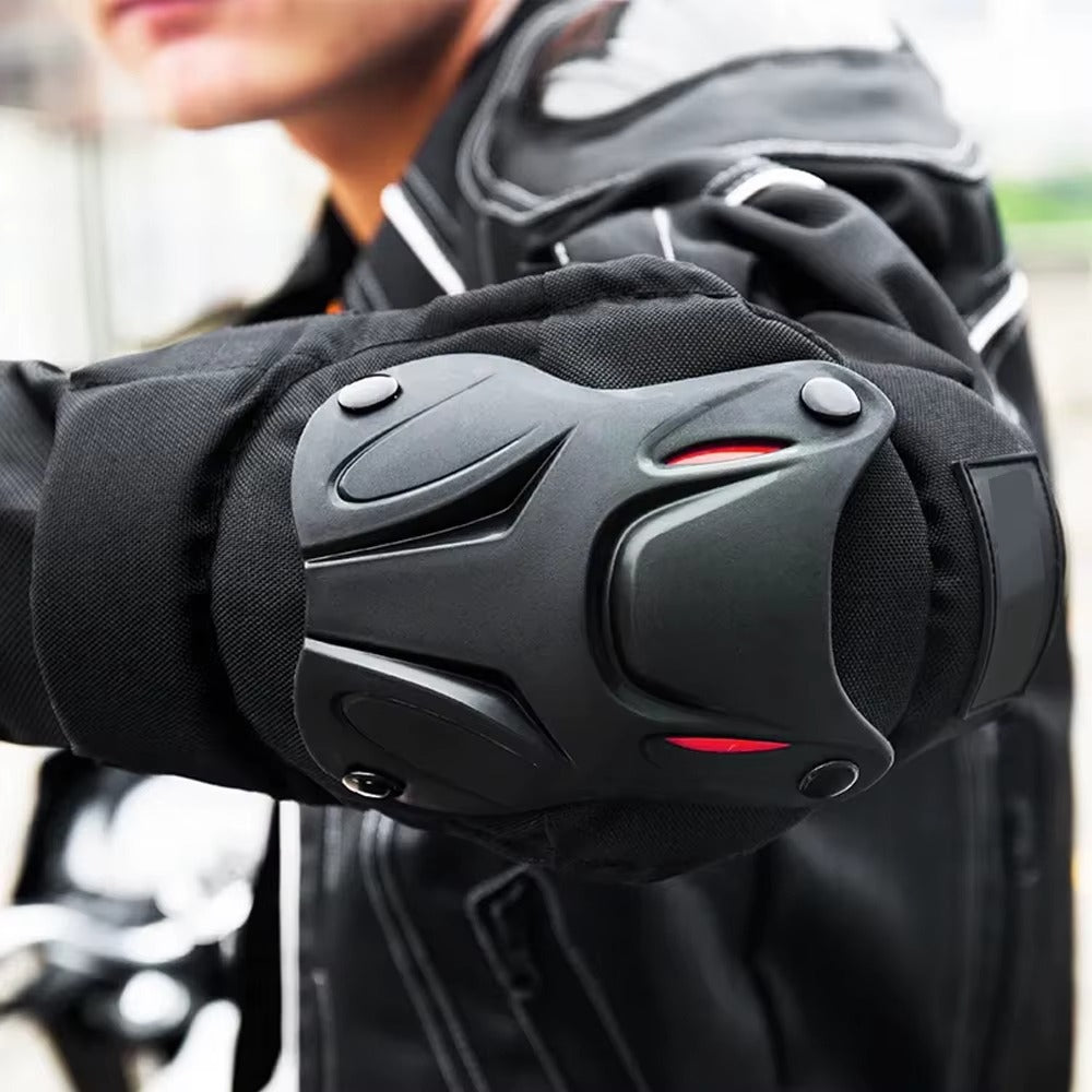 1Pair Knee Brace Elbow Protection Pads Shock Absorption Keep Warm Motorcycle Knee Elbow Pads Safety Protector for Outdoor