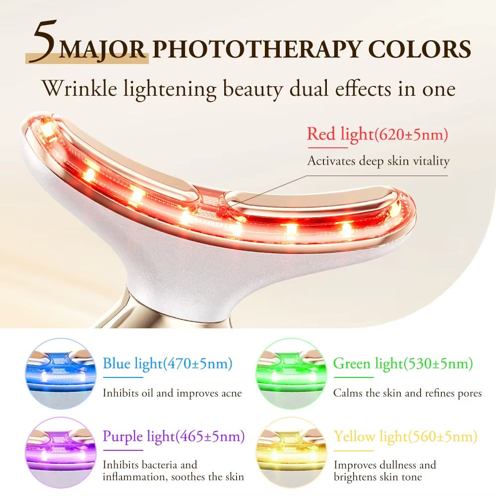 Face Neck Massager Household Lifting And Firming Facial Electric Introduction Lifting And Firming Beauty Massage Face Care Tools